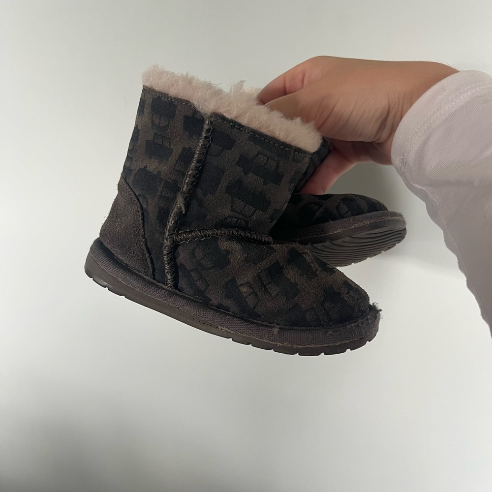 Emu Kids Car & Truck Patterned Boots